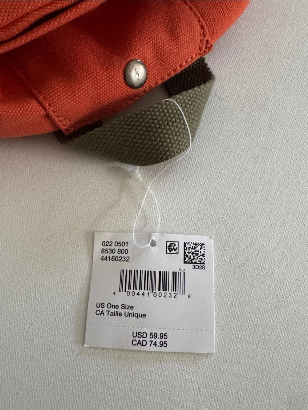 Orange Canvas Backpack American Eagle